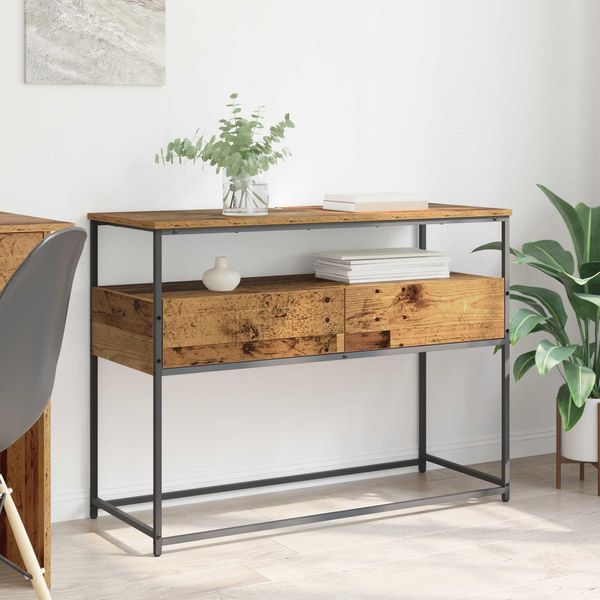 vidaXL Konsolentisch Altholz 100 x 40 x 75 cm Holzwerkstoff 882227
