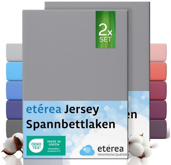 etérea Himmlische Qualität Spannbettlaken etérea Comfort Jersey Kinder Spannbettlaken, Jersey, Gummizug: rundum