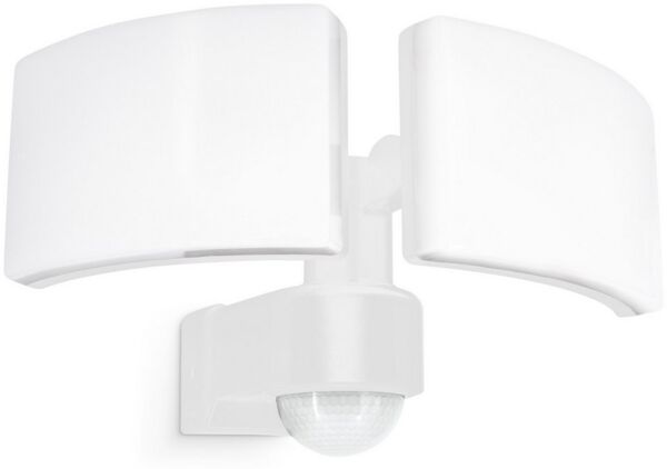 SSC-LUXon LED Außen-Wandleuchte NORSU weiße LED Außenleuchte Bewegungsmelder IP65 neutralweiß 230V, Neutralweiß