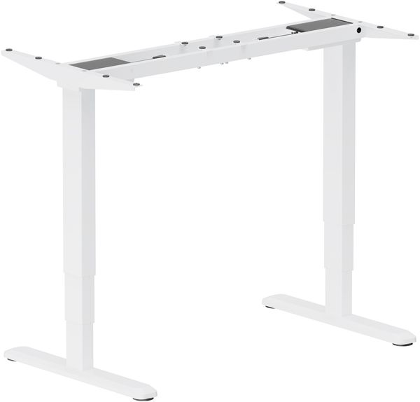 Equip ERGO Elektrisches Steh-Sitz-Schreibtischgestell, Weiß