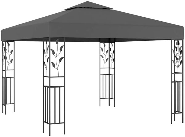 vidaXL Pavillon 3×3 m Anthrazit 47946