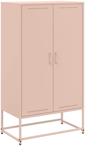 vidaXL Highboard Rosa 68,5x38,5x123,5 cm Stahl 846495