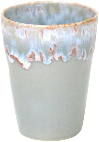 Costa Nova Becher Lungo Latte Grespresso, Grau / Sand, 38 cl, 1-tlg, Keramik, Ø ca. 9,2 cm, Höhe ca. 11,5 cm, Füllmenge 38 cl