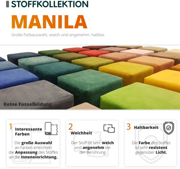 Ecksofa Hokok, Seite: Links, Farbe: Manila 05 Bild 7