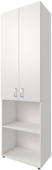 Aktenschrank >Trio< in Weiß - 57x190x34,5cm (BxHxT)