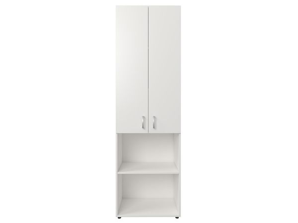 Aktenschrank >Trio< in Weiß - 57x190x34,5cm (BxHxT) Bild 2
