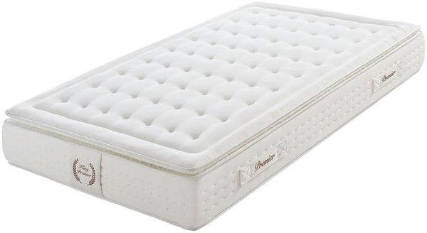 Moonia King Premier Spring Matratze Taschenfederkern Weiß 90x190cm