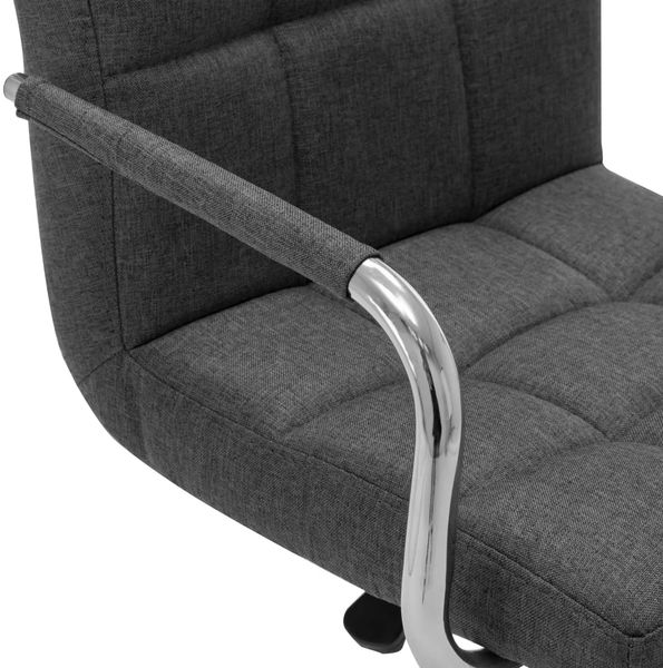 vidaXL Barhocker 2 Stk. Dunkelgrau Stoff [283420] Bild 9