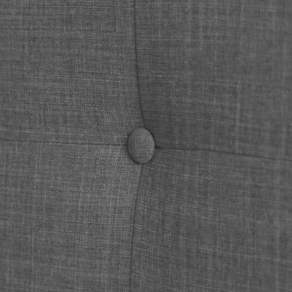 Homestyle4U Polsterbett mit Lattenrost, Stoff grau, 180x200 cm Bild 6