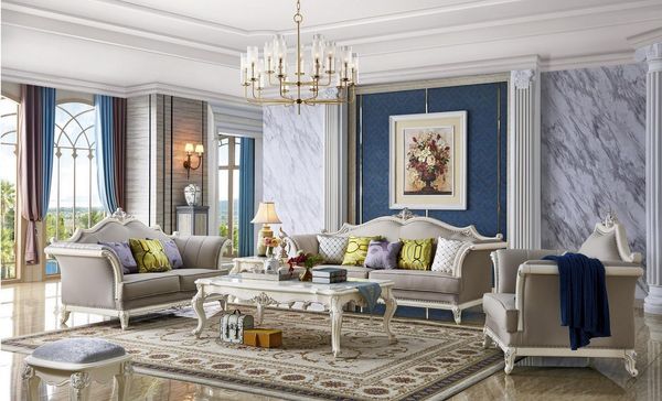 JVmoebel Couchtisch Eleganter Barock Couchtisch aus hochwertigem Holz für das Wohnzimmer