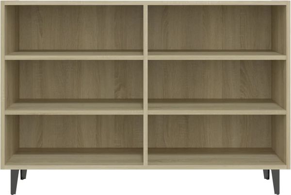 Sideboard, Kommode Sonoma-Eiche 103,5x35x70 cm Holzwerkstoff j2897p Bild 4