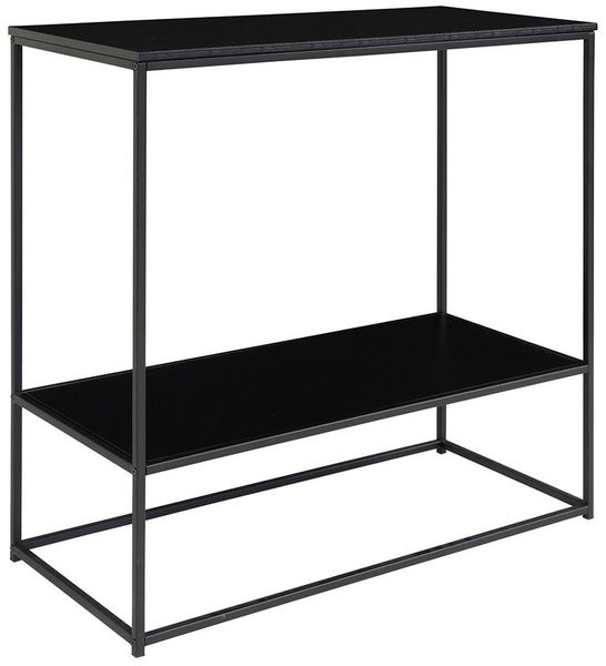 Konsolentisch Nilla / Vita, Schwarz, 80 x 80 x 36 cm