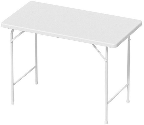 GarveeMore Schreibtisch Klapptisch - Tragbarer, Kunststoff Esstisch