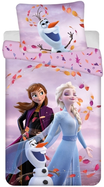 Disney Frozen Baumwolle Bettwäsche Bettbezug 140x200 cm & Kissenbezug 70x90 cm