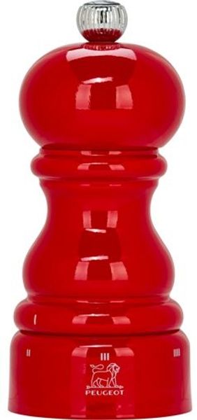 Peugeot Paris Salzmühle 12 cm uSelect Z rot lackiert Holz