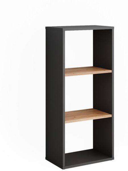 Vicco Bücherregal Orlando, Anthrazit/Goldkraft Eiche, 40 x 90.5 cm, 1-tlg.