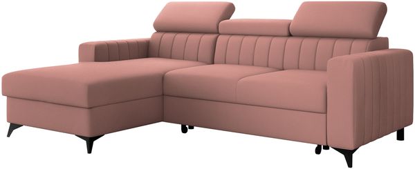 Ecksofa Kiarge (Farbe: Mono 235, Seite: Links LC+2R)