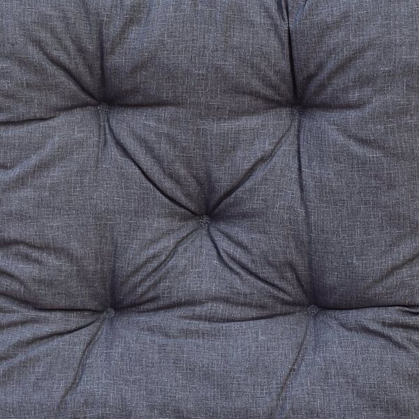 Chicreat Set mit 2 Sitzkissen 50 x 50 x 8 cm, Hellgrau