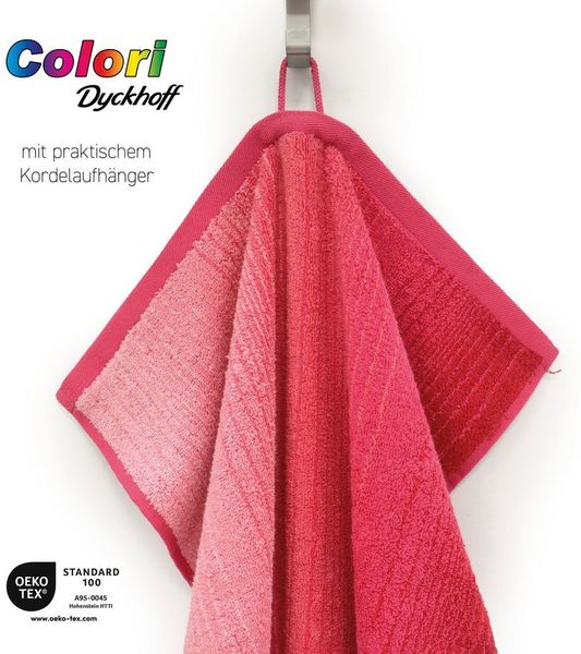 Dyckhoff Handtücher Colori, Walkfrottee (Packung, 1-St), mit Farbverlauf