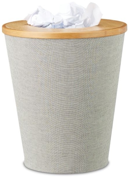 Abfallkorb Bambus rund