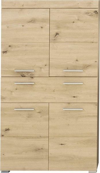 INOSIGN Midischrank Avena Badschrank mit einer Schublade und 4 Türen - Maße (B/T/H) 73/31/130 cm
