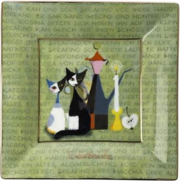 Goebel Schale Rosina Wachtmeister - La storia, Dekoschale, Dekoteller, Fine Bone China, Bunt, 16 x 16 cm, 66861011