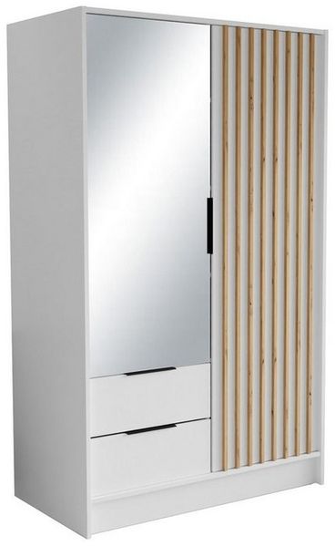 Beautysofa Drehtürenschrank NORI Breite: 102/150,5/200 cm, mit oder ohne Spiegel