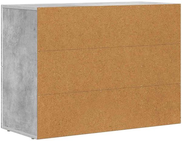 vidaXL Sideboard ELST Beton Grau 80,5 x 35 x 59 cm Holzwerkstoff 891327 Bild 8