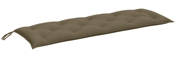 vidaXL Gartenbank-Auflage Melange Taupe 150x50x7 cm Stoff 4002561