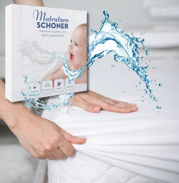 Matratzenauflage COZY Premium I 60x120, 70x140, 80x160, 90x200 Alavya Home®, Atmungsaktiv Wasserdichter Matratzenschoner Allergiker Matratzenschutz