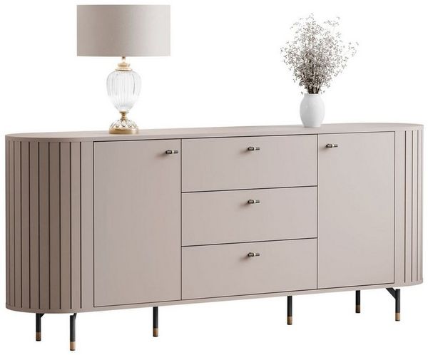 Lookway Kommode ELODIE 190 2D3S mit 3 Schubladen (1x Kommode), Breite: 190 cm
