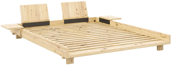 Karup Design Bettgestell Social Bed, ohne Matratze, FSC®-zertifiziertes Massivholz, wahlweise mit oder ohne verstellbares Zubehör, Bett in mehreren Größen