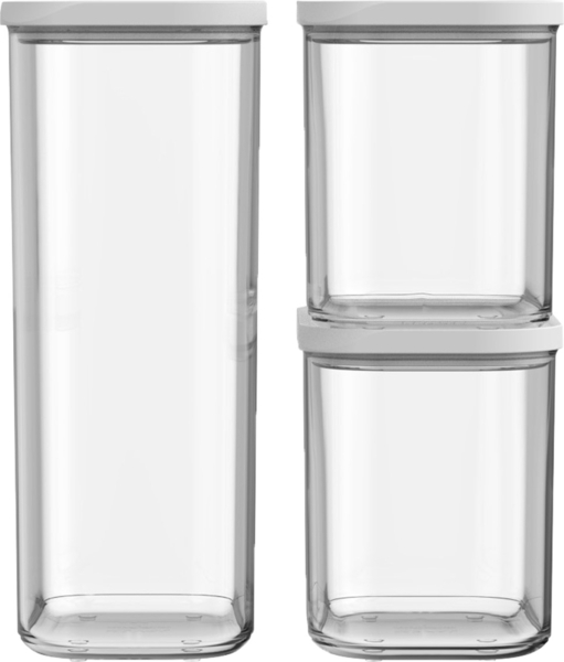 Mepal MODULA Vorratsdosen Set 3-teilig weiß