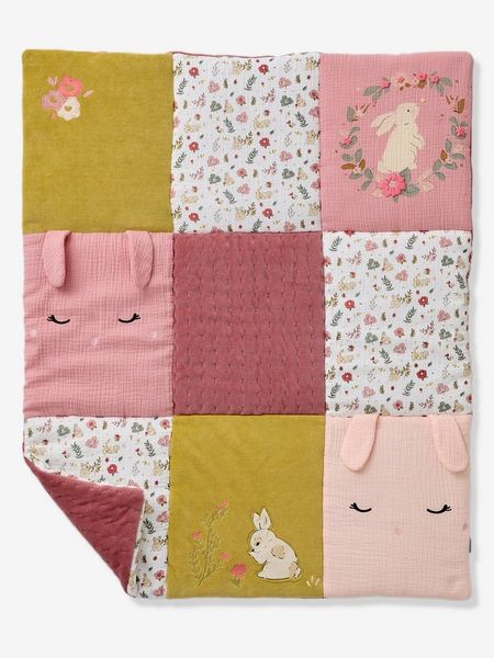 Babydecke, vertbaudet, Patchwork-Design
