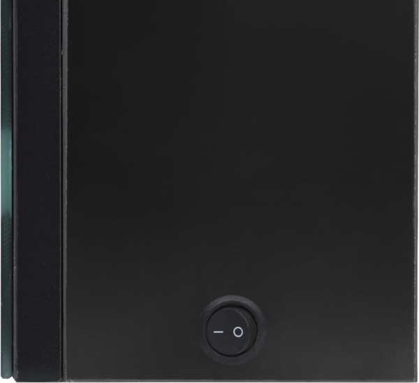 vidaXL LED-Bad-Spiegelschrank Glänzendes Schwarz 62 x 14 x 60 cm Bild 5