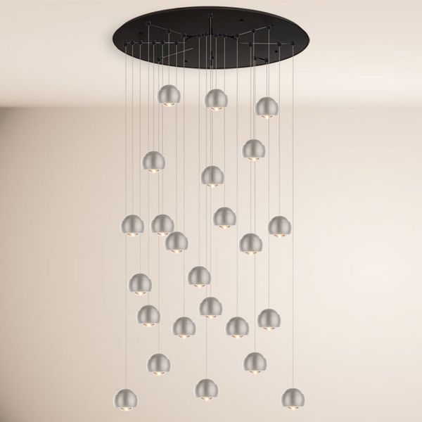 s.luce Beam XL LED Galerieleuchte Pendelleuchte 16- oder 24-flammig Aluminium