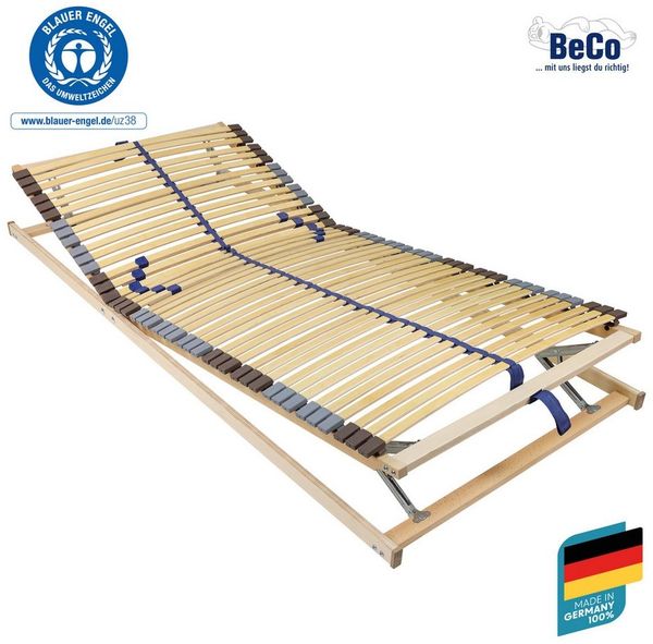 Lattenrost Blue Royal KF, Beco, Kopfteil manuell verstellbar, Fußteil manuell verstellbar, ausgezeichnet mit dem Blauen Engel