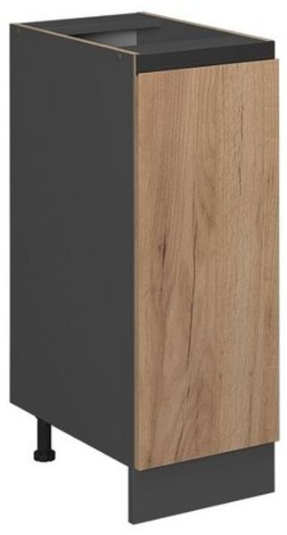 Apothekerschrank R-Line Goldkraft Eiche 30 cm J-Shape, ohne Arbeitsplatte Vicco Bild 4