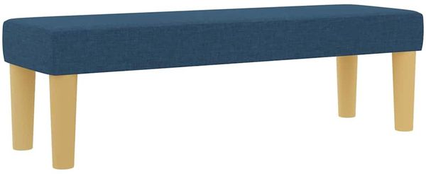 vidaXL Boxspringbett mit Kopfteil Blau 200 x 160 cm Stoff 3344316 Bild 6