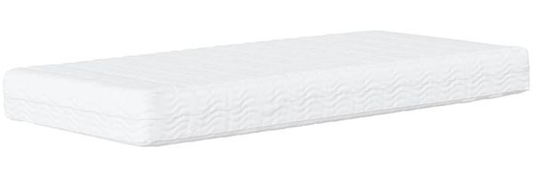 vidaXL Tagesbett mit Matratze Hellgrau 90x200 cm Stoff 3197616 Bild 5