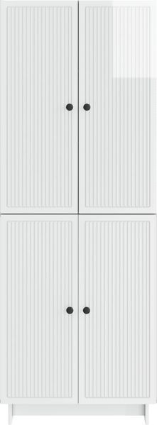 vidaXL Schrankset 2 pcs Hochglanz Weiß 66 x 34,5 x 90 cm Holzwerkstoff 3416362 Bild 4
