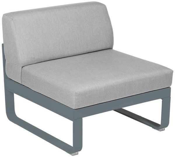 Bellevie Lounge 1-Sitzer Modul 26 Gewittergrau 79 Flanellgrau Mitte