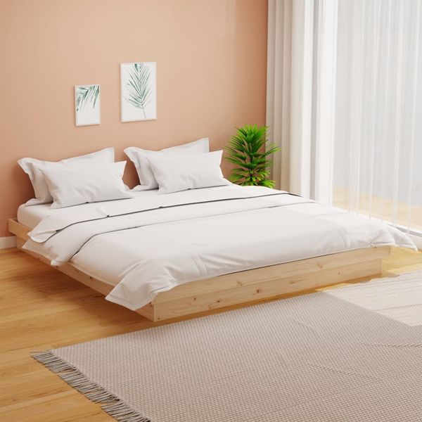 vidaXL Massivholzbett 180x200 cm 819922