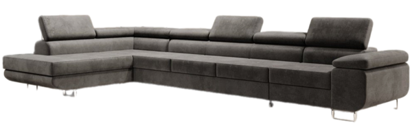 Luxusbetten24 Schlafsofa Designer Sofa Maxi, mit Schlaf- und Klappfunktion