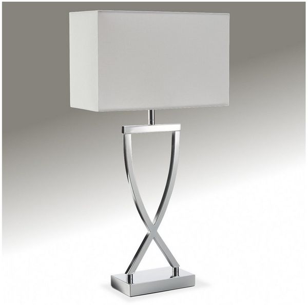 tectake Schreibtischlampe Tischleuchte Avina, modernes Design, 60W, Stabil, nicht relevant, Charmante Tischleuchte in modernem Design