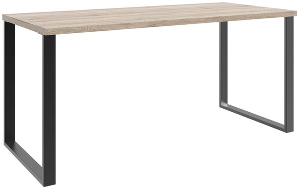 Home Desk Schreibtisch braun Holzwerkstoff 70cm x 159cm x 75cm