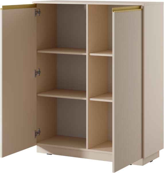 AX LIVING Kommode Modern Lirio KW103 103 cm breit, stilvoll, beige Bild 4