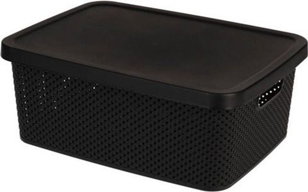 Storage Solutions Kunststoffbox mit Deckel abschließbar 13 l