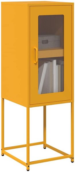 vidaXL Sideboard Senfgelb 36x39x107 cm Kaltgewalzter Stahl 853401
