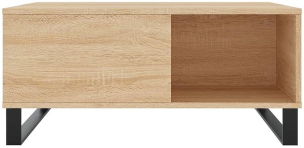 vidaXL Couchtisch Sonoma-Eiche 80x80x36,5 cm Holzwerkstoff 830791 Bild 4
